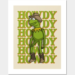 Kermit Howdy Posters and Art